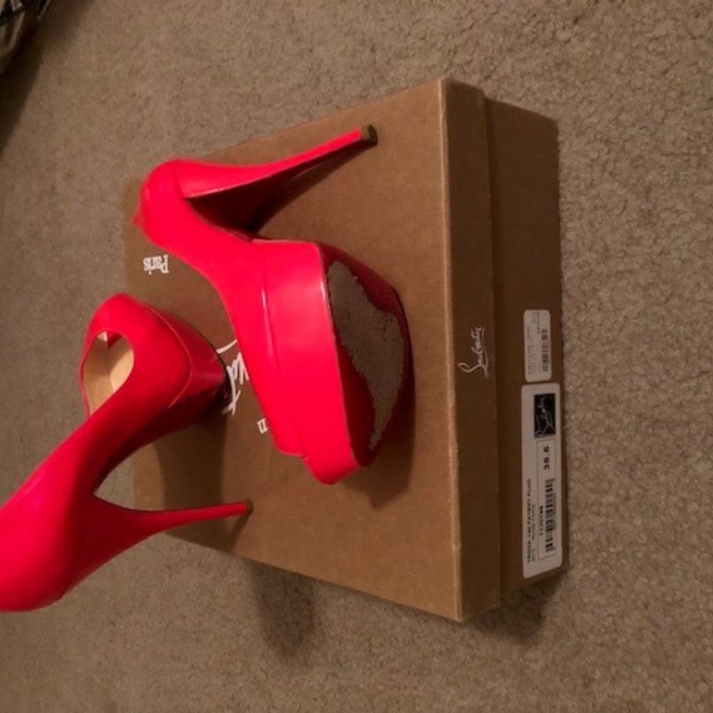 Pink Christian Louboutins - Picture 2 of 2